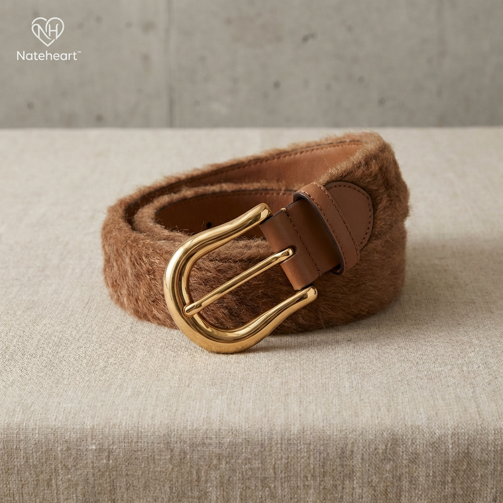 ♡ Nateheart™ Veloura Luxe Textured Belt  Soft texture. Strong statement.